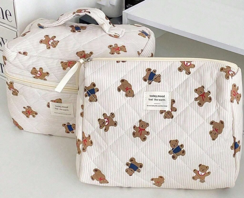 Trousse de maquillage ourson